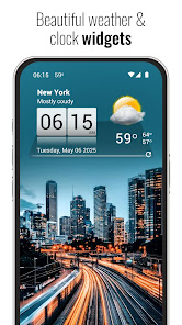 3D Sense Clock & Weather screenshot