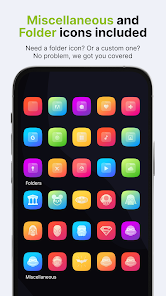 Screenshot 5 for Athena Icon Pack: iOS icons