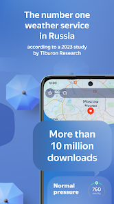 Screenshot 7 for Yandex Weather & Rain Radar
