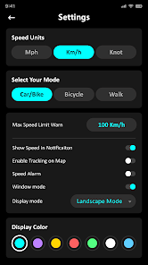 Screenshot 4 for GPS Speedometer – Odometer App