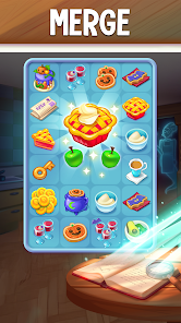 Screenshot 1 for Love & Pies – Merge Mystery