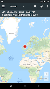 Screenshot 1 for Map Coordinates